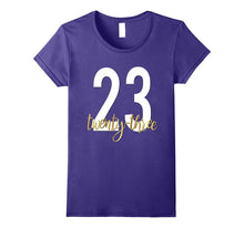 23rd Birthday Shirt Gift Party Gold Bestie Twenty Three 23