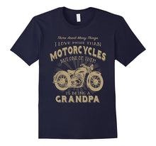 Motorcycle Grandpa Shirt Funny Vintage Biker T-Shirt
