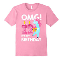 OMG! It's My 12th Birthday Cute Unicorn T-Shirt Born in 2005