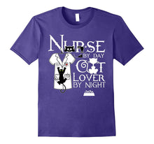 Nurse by Day Cat Lover by Night Tshirt for Nurse