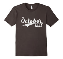 Est October 1992 Shirt - Great 25th Birthday Gifts TShirt