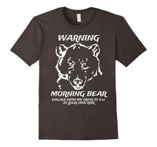 Funny Not a Morning Person Grumpy Morning Bear Shirt