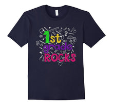 Back to School T-Shirt 1st Grade Rocks for Kids Student Tee