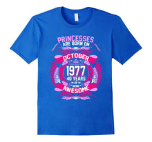 October 1977 40th Birthday 40 Years Old Gift T-Shirt