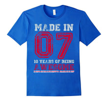 10th Birthday Gift - Made in 07 Awesome Tee Shirts