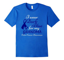 I Wear Dark Blue for My Grandma - Colon Cancer Awareness Tee