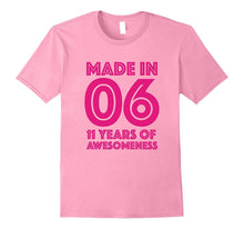 11th Birthday Shirt Gift Age 11 Year Old Girls Tshirt Tee