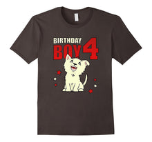 4 Years Old 4th Birthday Gift Shirt With Yeyo the Puppy Dog