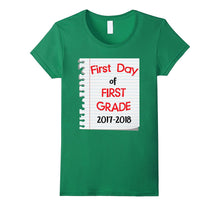 Back to School 2017 First Day 1st Grade Kid Cute T-Shirt