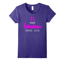 11 and Fabulous Since 2006 for 11 Year Old Girl Shirts Gifts