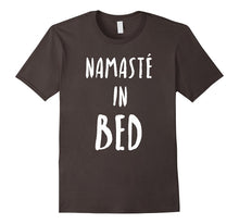 Funny Yoga T-Shirt "Namaste in Bed"