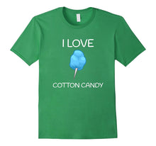 I Love Cotton Candy Tshirt - Blue Floss Sugar Snack T-Shir