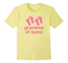 Grandma of Twins Shirt Cute Twin Girls T-Shirt