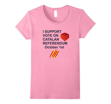 Support for Voting in Catalonia T-Shirt Unisex Top Tee