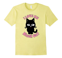 I Love My Black Cat Shirt Cute Kitty Halloween Kitten