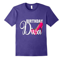 Birthday Diva Shirt Gift Sexy Sassy Pink High Heel Shoe