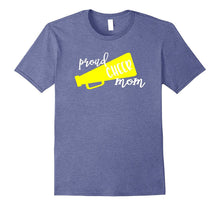 Proud Cheer Mom T-Shirt Yellow Megaphone