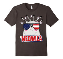 "Meowica" USA Funny Patriotic Cat 4th of July T-Shirt