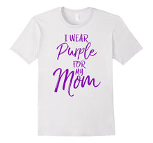I Wear Purple for My Mom Shirt Lupus & Alzheimer's Awareness