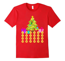 Cute Christmas Advent Calendar Emoji Ornament Gift T Shirt