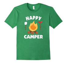 Happy Camper T-Shirt Funny Campfire Roasting Marshmallows
