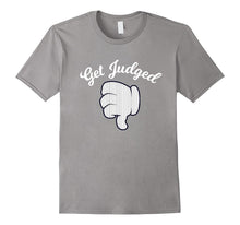 Get Judged Thumbs Down Pinstripe New York Baseball T-Shirt