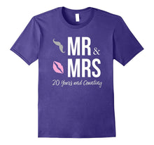 20th WEDDING ANNIVERSARY Mr. & Mrs. 20 Years Shirt