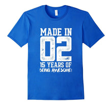 15th Birthday Shirt Gift Age 15 Year Old Boy Girl Tshirt Tee