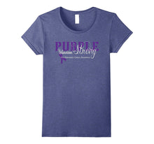 Pancreatic Cancer Purple Ribbon Strong Warrior Awareness
