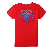 Ocean Blue Tribal Hawaiian Sea Turtle T-Shirt