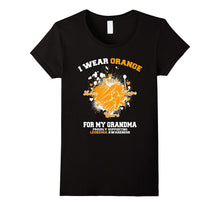 I Wear Orange for My Grandma - Leukemia Awareness T-Shirt