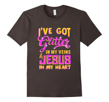 FUNNY GLITTER IN MY VEINS JESUS IN MY HEART T-Shirt Gift