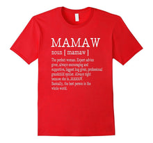 Mamaw Definition Grandma Mother Day Gifts Women T-Shirt