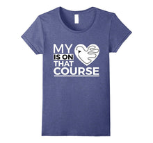 Cross Country Mom Shirt My Heart Is on That Course Tshirt