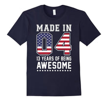 13th Birthday Gift T-Shirt Made in 04 Cute 13 Yrs Old Gift