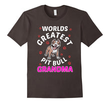 FUNNY WORLDS GREATEST PIT BULL GRANDMA T-Shirt Dog Lovers