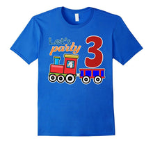 3 Years Old 3rd Birthday Train 3 Toddler Kids T-Shirt