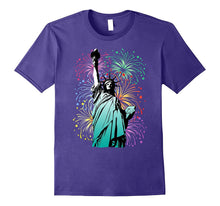 4th of July Fireworks Statue of Liberty T-Shirt
