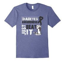 Ribbon Just Beat It Diabetes Awareness Shirts