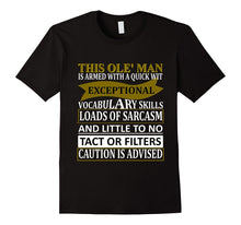 Men's Funny This Old Man Witty Saying Novelty T-Shirt