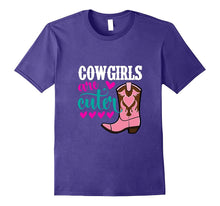 Cowgirls Are Cuter Western Girl Country Themed T-Shirt