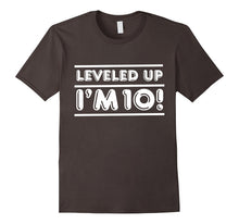 Leveled Up! Happy 10th Ten Birthday Boy T-Shirt T Shirt Gift