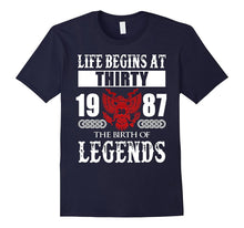 Happy 1987 My 30th Birthday Gift Ideas T Shirt