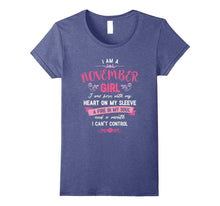 I Am a November Girl T-Shirt Womens Birthday Gifts Shirt