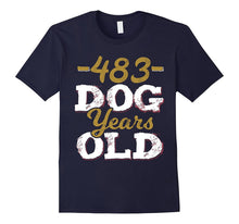 483 Dog Years Old T-Shirt Funny 69th Birthday Gag Gift