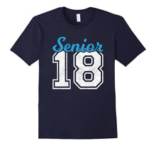 Senior Class of 2018 Blue Jersey Vintage Style T-Shirt
