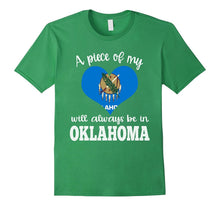 A Piece of My Heart Will Always Be in Oklahoma Shirt Flag