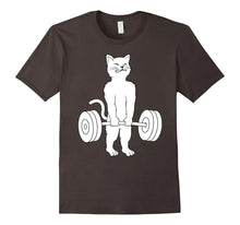 Cat Deadlift T-Shirt - Powerlifting Kitty Tee Shirt