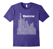 I Love Architecture T-Shirt Profession Heart Buildings
