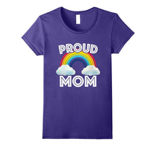 Proud Mom of LGBT Gay Ally Community Rainbow T Shirt